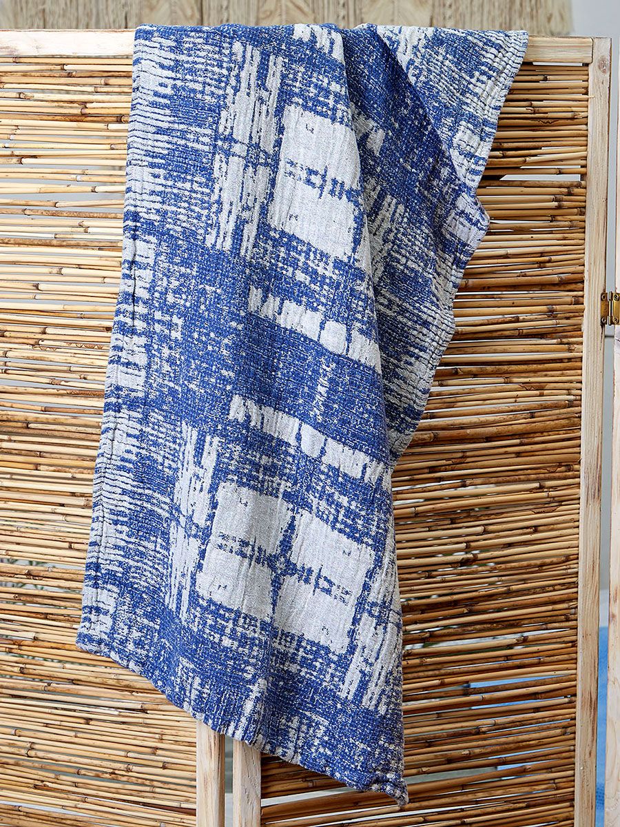 Bluemarine and Grey Linen Towel